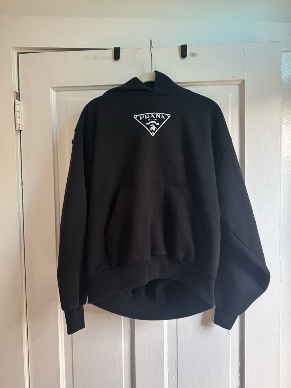 Sky Ting Yoga Prana Black Hoodie